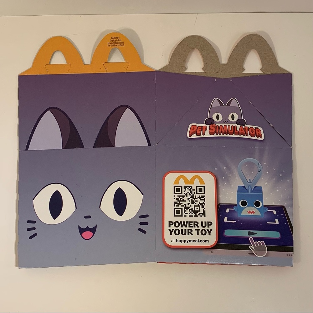 🐱 [4/$25] 2024 MCDONALDS PET SIMULATOR HAPPY MEAL BOX *EMPTY* 🐱